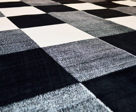Tapete Pequeno Marbella Nuance Miracle Dante - Black | Westwing
