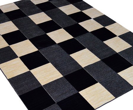 Tapete Pequeno Marbella Nuance Miracle Dante - Black | Westwing
