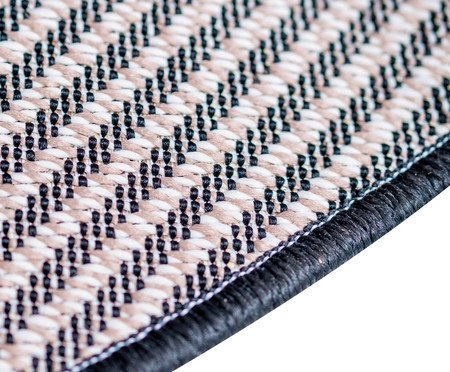 Tapete Redondo Artesanal Look Jacquard Dama da Noite | Westwing