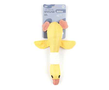 Brinquedo de Pelúcia para Pet Patrick o Pato - Amarelo | WestwingNow
