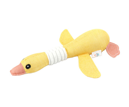 Brinquedo de Pelúcia para Pet Patrick o Pato - Amarelo | WestwingNow