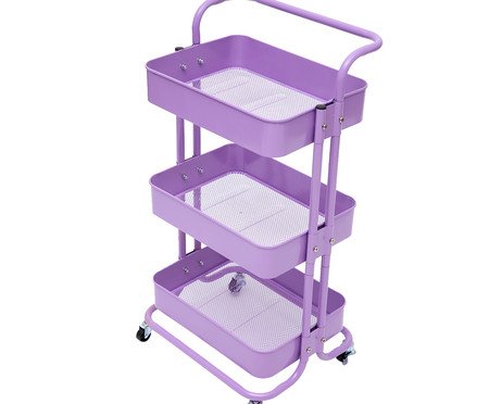 Carrinho Organizador Berlim  - Lavanda Matte | WestwingNow