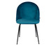Cadeira em Veludo Goliat - Azul, Azul | WestwingNow