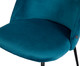 Cadeira em Veludo Goliat - Azul, Azul | WestwingNow