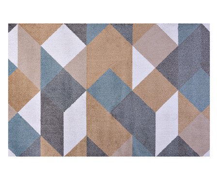 Tapete Classic Maiorca - Caramelo e Azul | Westwing