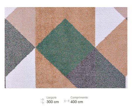 Tapete Classic Maiorca - Caramelo e Verde | Westwing