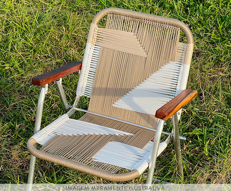 Cadeira Japú - Marfim, Rami e Branco | WestwingNow