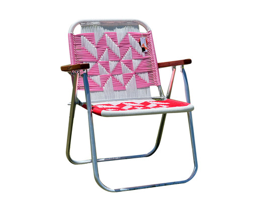 Cadeira Japú - Branco e Rosa, Rosé, Branca e Vermelho | WestwingNow