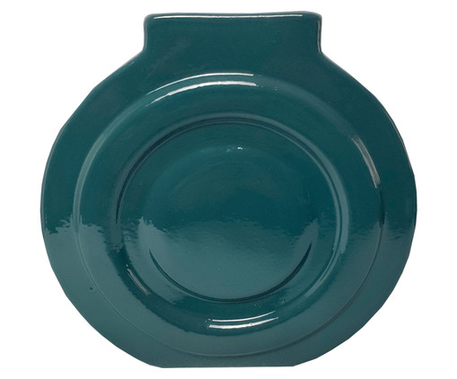 Vaso em Cerâmica Leona lll - Verde, Verde | WestwingNow