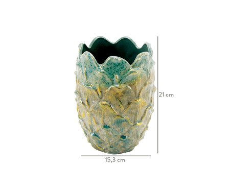 Vaso em Cerâmica Lis - Verde | WestwingNow