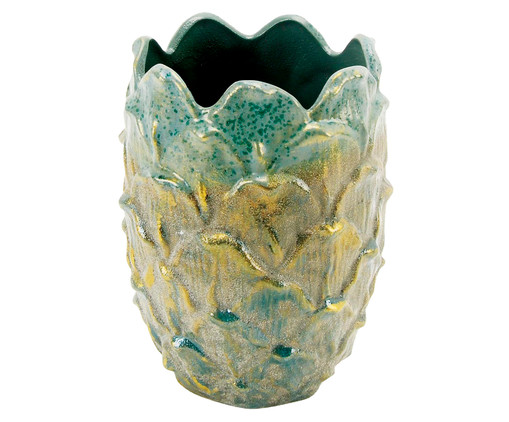 Vaso em Cerâmica Lis - Verde, Verde | WestwingNow
