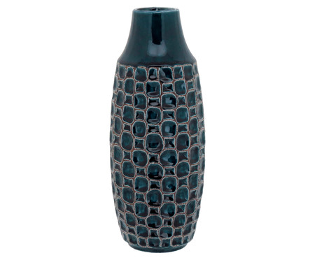Vaso em Cerâmica Eva ll - Azul | WestwingNow