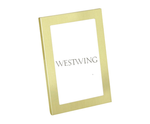 Porta-Retrato Dianna - Dourado, Dourado | WestwingNow