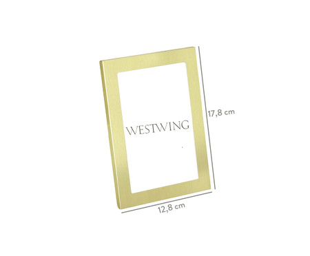 Porta-Retrato Dianna - Dourado | WestwingNow