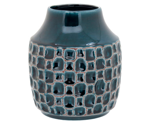 Vaso em Cerâmica Eva l - Azul, Azul | WestwingNow