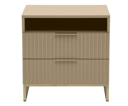 Mesa de Cabeceira Ondulada Frapê | Westwing