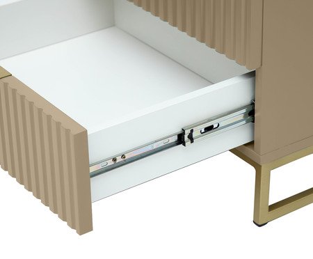 Mesa de Cabeceira Ondulada Frapê | Westwing