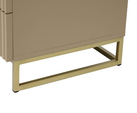 Mesa de Cabeceira Ondulada Frapê | Westwing