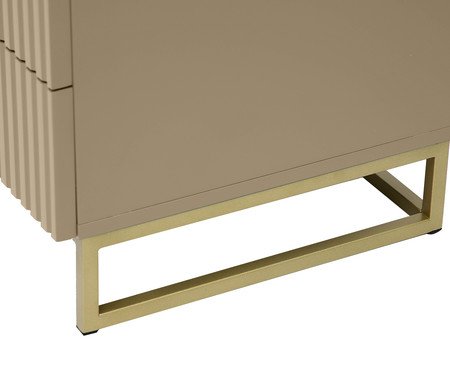 Mesa de Cabeceira Ondulada Frapê | Westwing