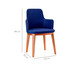 Cadeira de Madeira com Braço Mary - Azul Escuro, Azul | WestwingNow