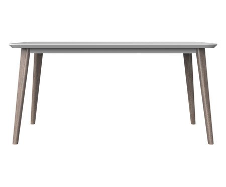 Mesa de Jantar Retangular Lucy - Nogueira | WestwingNow