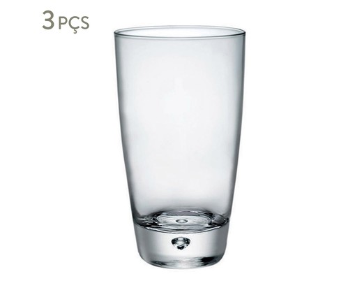 Jogo de Copos Long Drink em Vidro Berenice - Transparente, Transparente | WestwingNow