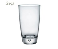 Jogo de Copos Long Drink em Vidro Berenice - Transparente | WestwingNow