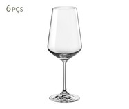 Jogo de Taças para Vinho em Cristal Alya - Transparente | WestwingNow
