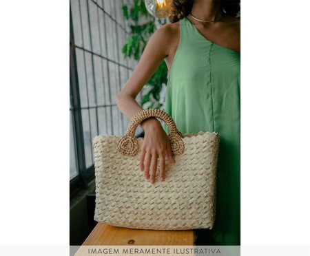 Bolsa em Crochê Tiê - Areia | WestwingNow