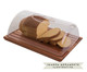 Porta-Pão em Madeira Amélie - Transparente e Natural, Bege | WestwingNow