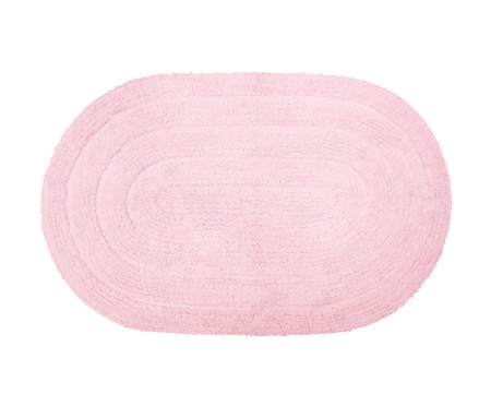 Tapete Allegro Oval - Rosa Claro