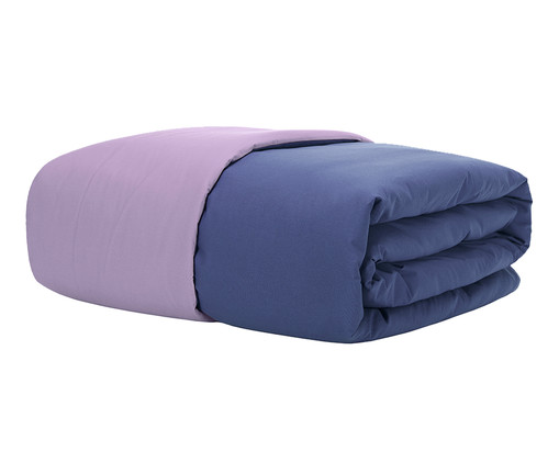 Duvet Bicolor Íris e Sodalita - 200 Fios, LAVENDER MIST/CROWN BLUE | WestwingNow