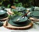 Jogo de Pratos Raso Bio Leaf Verde, Verde | WestwingNow