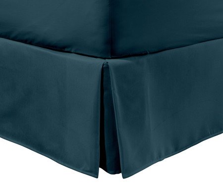 Saia para Cama Box Ive Azul Pavão - 200 Fios | WestwingNow