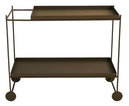 Carrinho Organizador Wire - Marrom | Westwing