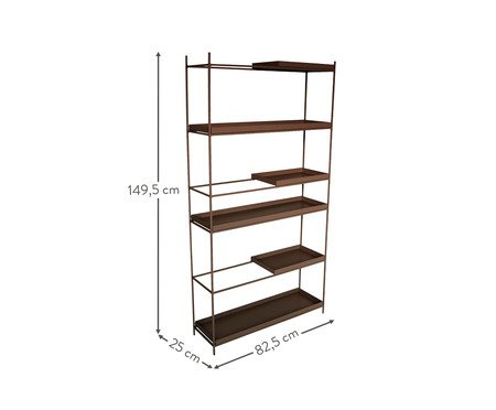 Estante Wire - Marrom | Westwing