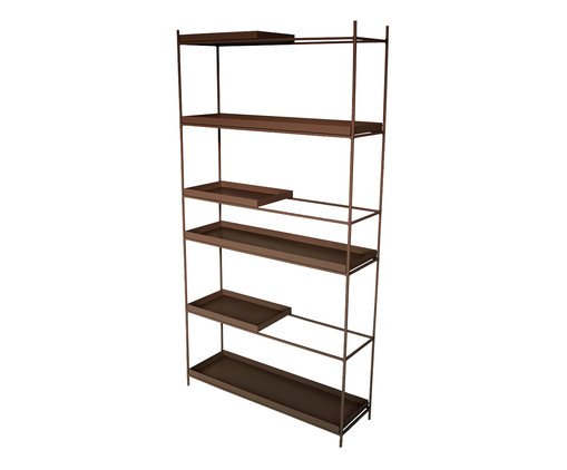Estante Wire - Marrom, Marrom | WestwingNow