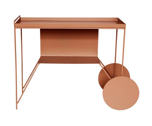 Carrinho Organizador Bergen - Terracota, Terracota | WestwingNow