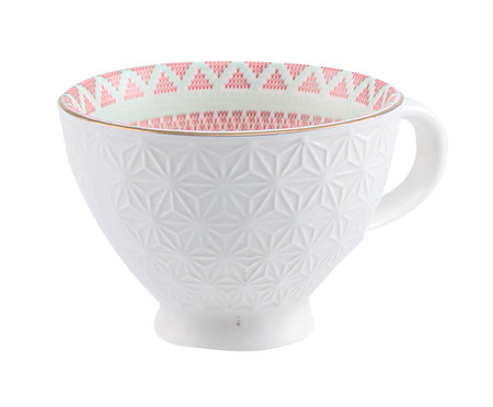 Xícara para Chá em Porcelana Luck Rosa | WestwingNow