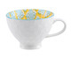 Xícara para Chá em Porcelana Bart - Amarelo e Azul, Azul | WestwingNow