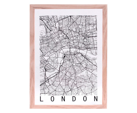 Quadro City Map London - 24x33cm | WestwingNow