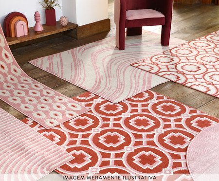 Tapete Trendy Arabesco - Terracota | Westwing