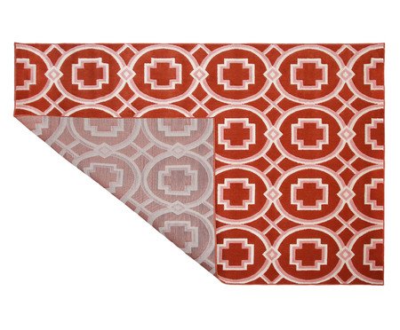 Tapete Trendy Arabesco - Terracota | Westwing