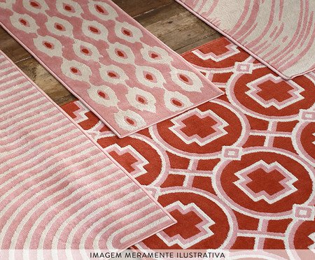 Tapete Trendy Arabesco - Terracota | Westwing