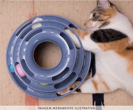 Torre de Bolinhas para Gatos  - Azul | Westwing
