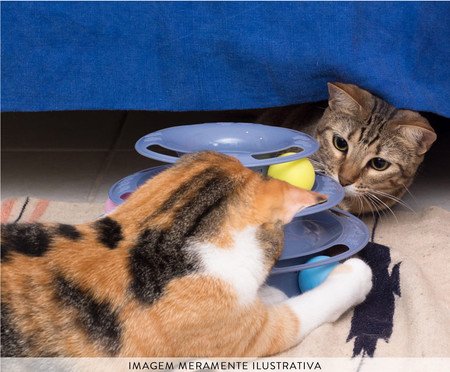 Torre de Bolinhas para Gatos  - Azul | Westwing