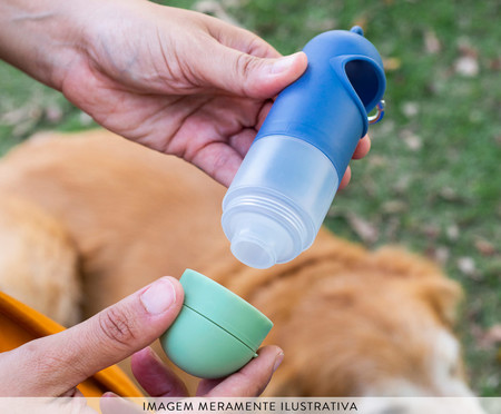 Porta-Saquinhos e Álcool em Gel para Pet - Azul | WestwingNow