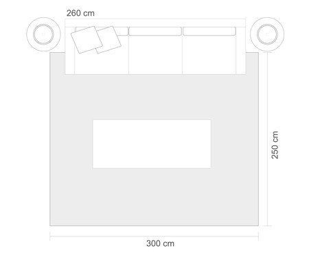 Tapete Sofia Place - 100X140cm | Westwing