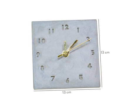 Relógio de Mesa em Cimento Mira - Cinza | WestwingNow
