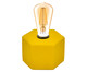 Luminária de Mesa em Cimento Hexagonal - Amarelo, Amarelo | WestwingNow